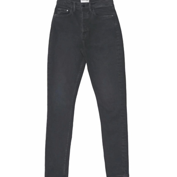 Cotton Citizen High Rise Skinny Jean 26 Washed Black - Picture 2 of 6